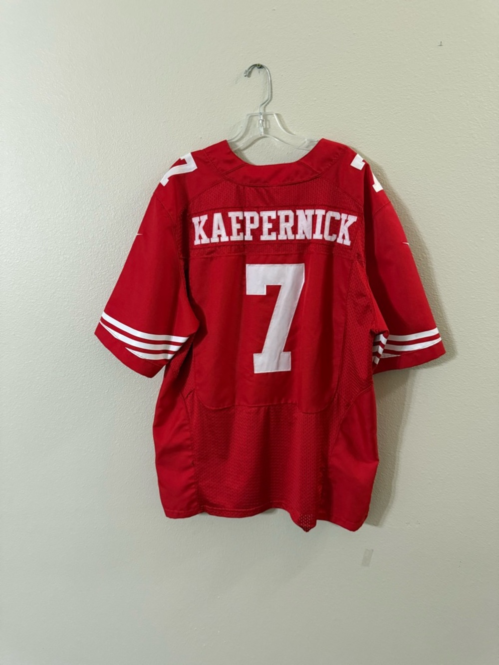 NFL San Francisco 49ers Colin kaepernick Nike Jersey Tag Detail